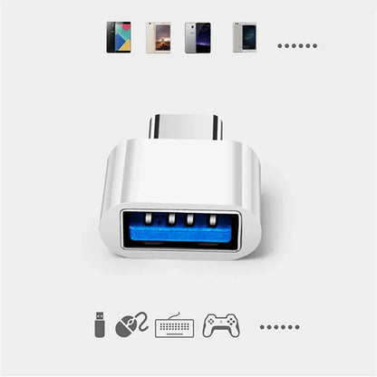 3PCS USB Type-C to USB3.0 OTG Adapter for Samsung Huawei Xiaomi Honor Redmi OPPO Oneplus Android Phone Data Sync USB-C Converter
